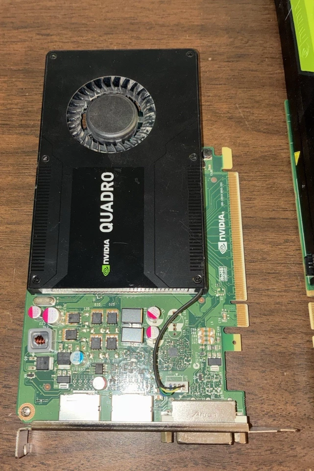 NVIDIA Quadro Mix: K2200 M5000 4GB 8GB GDDR5 PCIe GPU Graphics Video Card Lot: 3 - Image 3 of 4