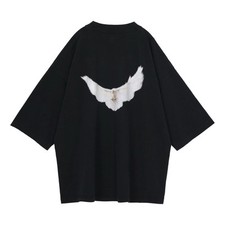 Yeezy Gap Engineered By Balenciaga Dove 3/4 Sleeve T-Shirt Black Extra Large XL