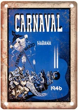 Vintage Havana 1946 Travel Poster Retro Look Sign T971