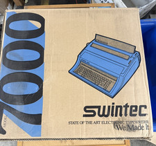 Swintec 7000 Electronic Typewriter NEW NEVER USED OPEN BOX