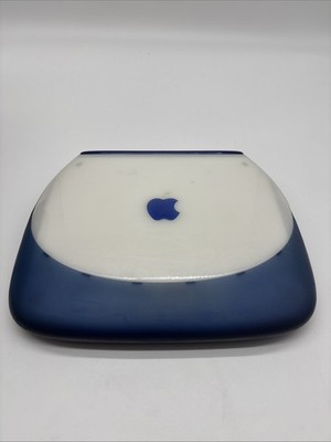 Restored RARE Apple iBook G3 Clam Indigo FireWire MacOS 9.2.1 Read Descript.