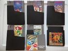 Nintendo NES Lot Tetris + 2 + Dr Mario + Yoshi + Ms Pac-Man + Marble Madness