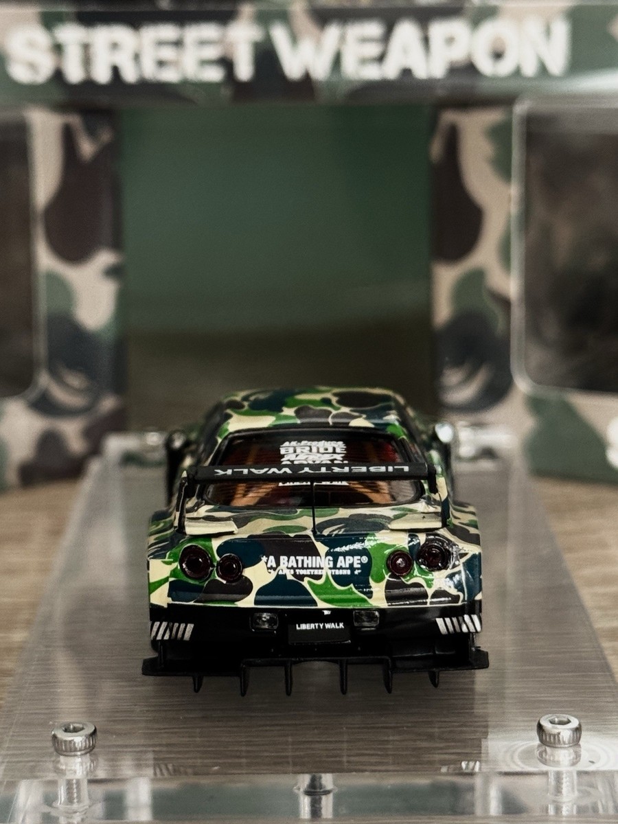 ミニカー STREET WEAPON ER34 LBWK X BAPE (58/500) 1:64 Diecast Street Weapon X BAPE LBWK ER34 Limited ED Only