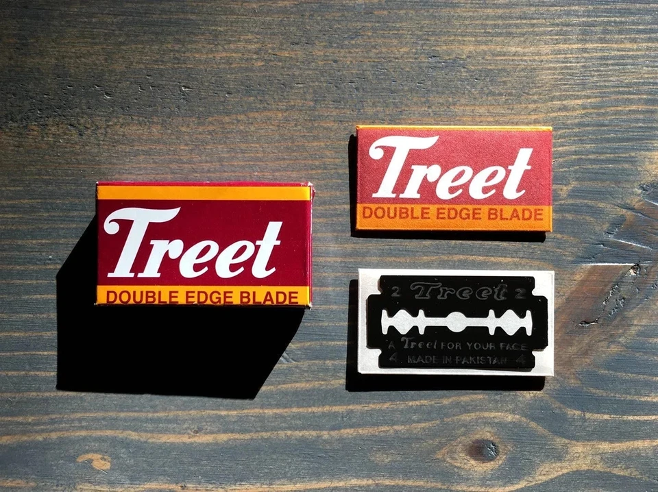 200 hojas de afeitar de seguridad de doble filo Treet Carbon "Black Beauty" Foto 4 de 4