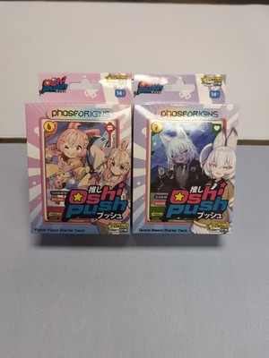 Oshi Push: Phase Origins Starter Decks (Set of 2, Tenma Maema & Pipkin Pippa)