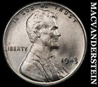 1943-D Lincoln Wheat Cent- Choice Gem Brilliant Uncirculated Luster #G6666
