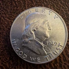 Gorgeous 1949 Franklin Silver Half Dollar