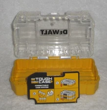 DEWALT TOUGH CASE SM BIT TIP STORAGE ORGANIZER STACKABLE INTERLOCKING EMPTY NEW