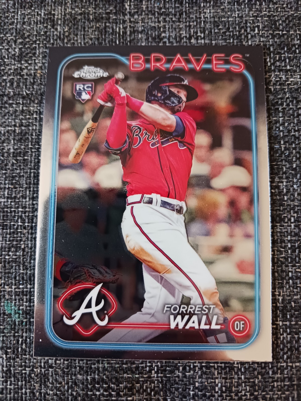 2024 Topps Chrome Base #176 Forrest Wall  - Atlanta Braves