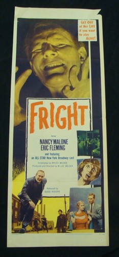 FRIGHT movie poster NANCY MALONE ERIC FLEMING INSERT 1957 - Picture 8 of 11