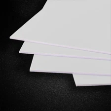 ABS0920 4pcs 2mm Thickness 200mm x 250mm ABS Styrene Sheets White Architectual