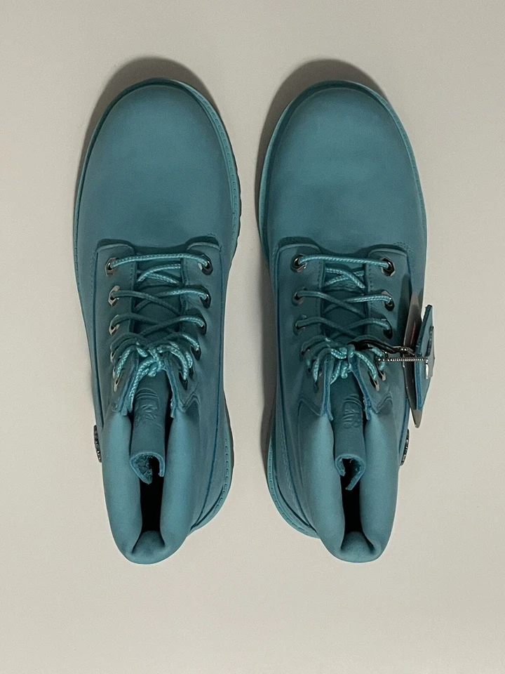 Nueva Bota Timberland Prem 6” Turquesa TB0A1KRZ Juvenil 6.5/Mujer 8 Lanzamiento Limitado Foto 4 de 4