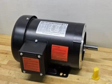 Worldwide AC Motor NAT34-18-56CB, 3/4 HP, 230/460 VAC, 3Ph, 60 Hz, 1725 RPM, 56C