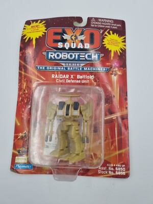 EXO SQUAD Robotech Series RAIDAR X Battloid 6850 Civil Defense Unit 1994