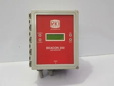 RKI INSTRUMENTS BEACON 200 GAS MONITOR TWO CHANNEL WALL MOUNT CONTROLLER