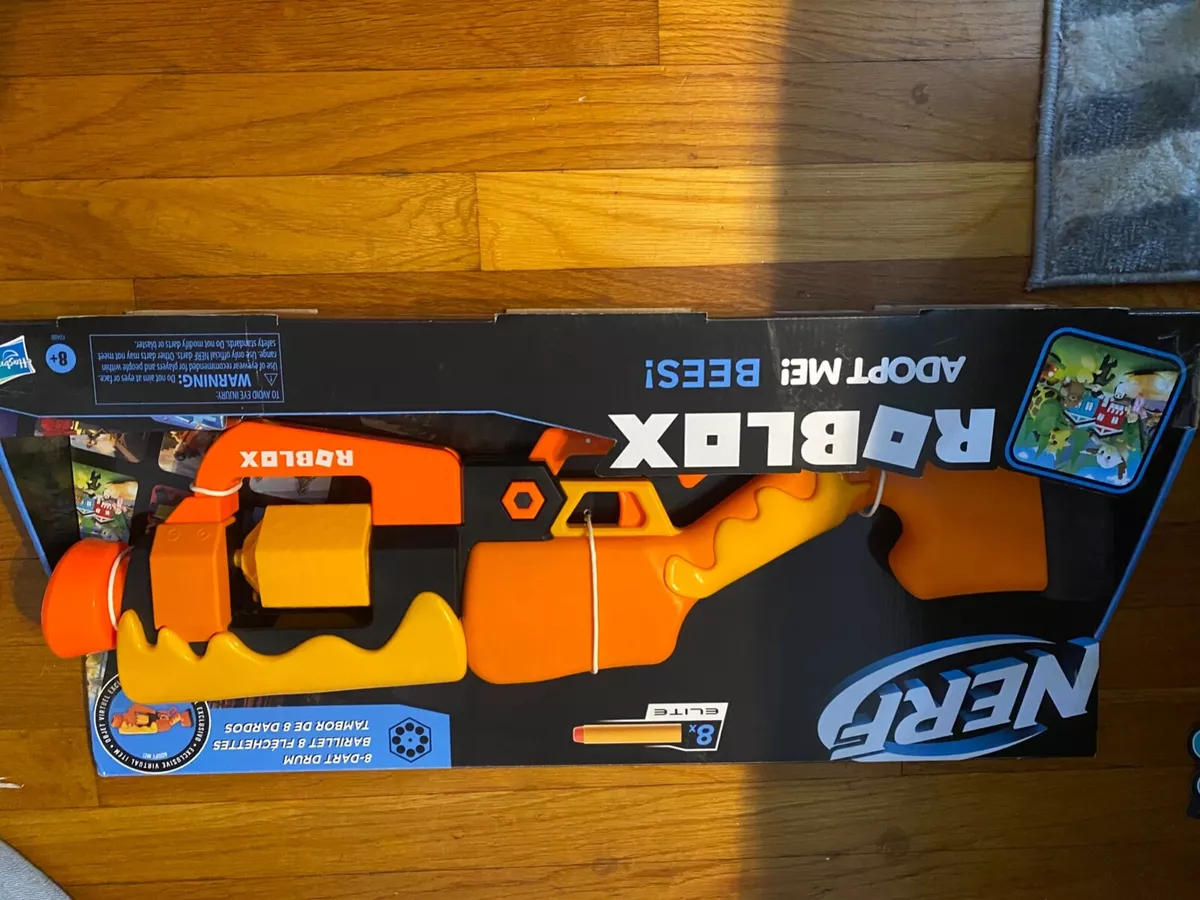 NERF Roblox Adopt Me! Bees! Lever Action Dart Blaster Gun Includes