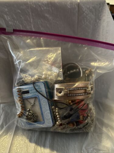 Sterling Silver Jewelry Junk Bag Earrings Christmas Tree Pendant - Imagen 1 de 5