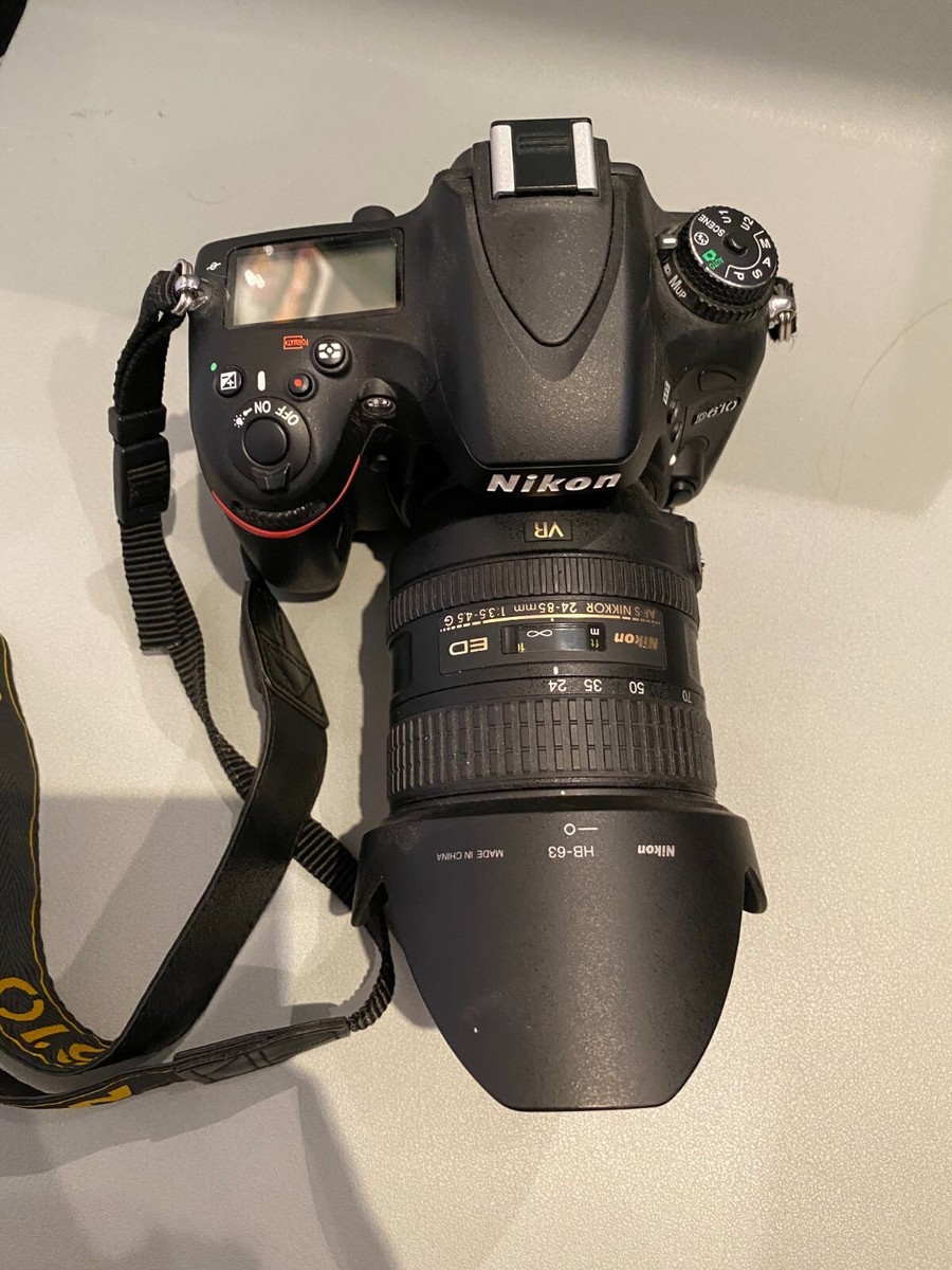 Nikon D610 DSLR Used, excellent condition, AF-S NIKKOR 24 Nikon D610 DSLR Used, excellent condition, AF-S NIKKOR 24