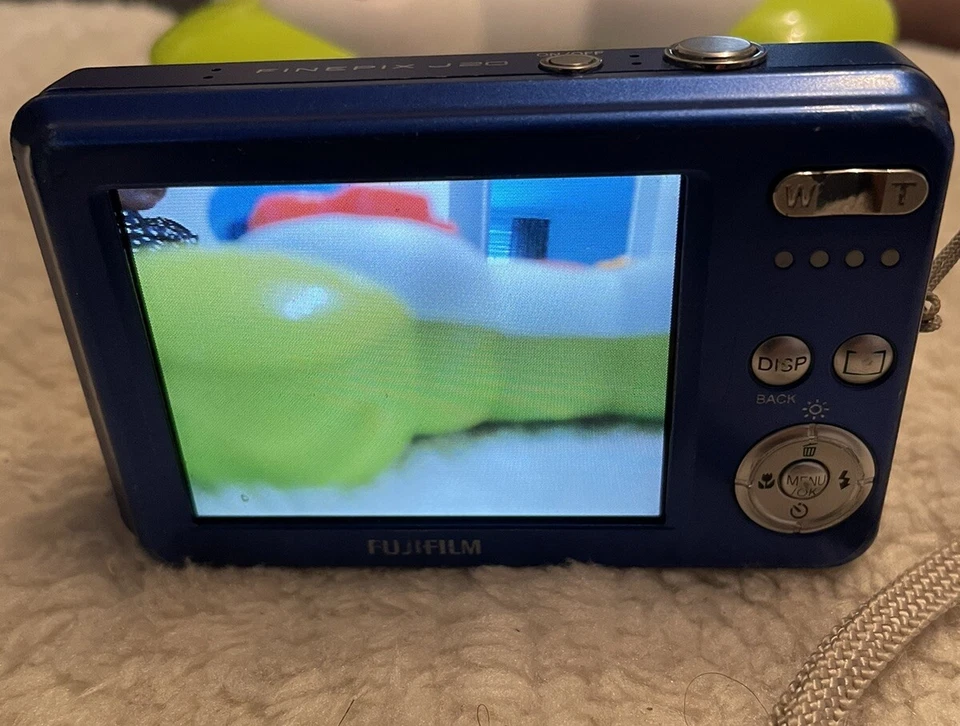 FujiFilm FinePix J20 10MP Digital Compact Kamera Blau - Bild 2 von 4