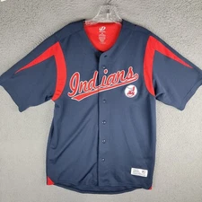 Dynasty MLB Cleveland Indians Baseball Jersey - Mens Size Medium M