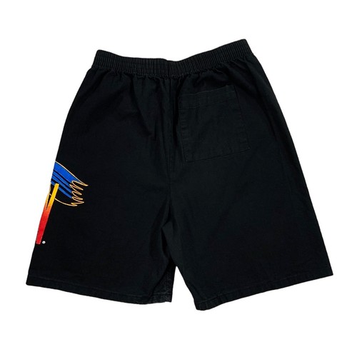 Vintage 90s Dc Comics Batman Cartoon Black Sweat Shorts Youth Boys Size Medium - Picture 3 of 4