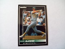 MARK McGWIRE 1992 PINNACLE #217 OAKLAND A's MLB BASEBALL CARD