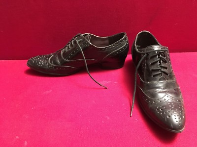 Scarpe nere casual a punta con lacci 37 Baby Angel OVIESSE