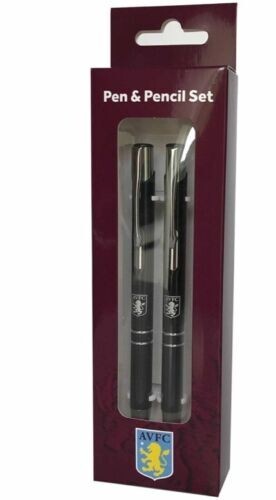 Aston Villa Pen & Pencil Set - Back To School Football New gift Official License