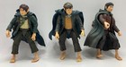 Lot of 3 Hobbit Figures from 2000s - Frodo, Merry, Pippin