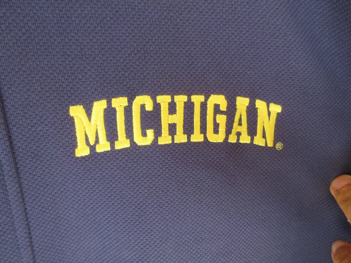 Maillot chemise baseball MICHIGAN NIKE MLB bleu marine shirt XL