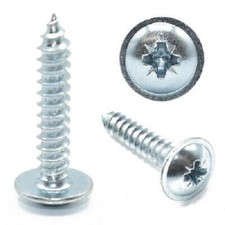 No.8 / 8g / 4.2mm ZINC FLANGE POZI SELF TAPPING SCREWS SCREW PAN HEAD AB POINT