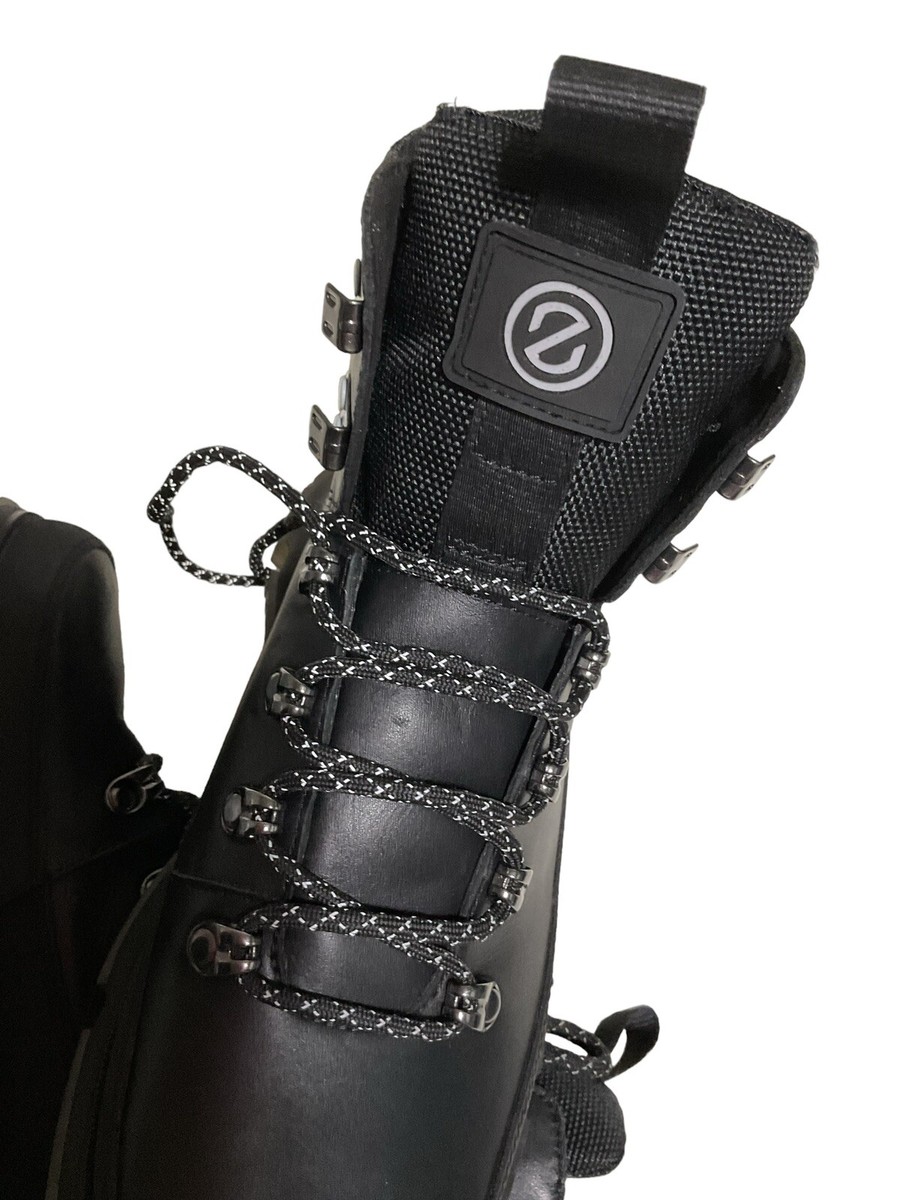 Cole Haan ZeroGrand Hiker Waterproof Leather Black Boots Sz  display picture 1