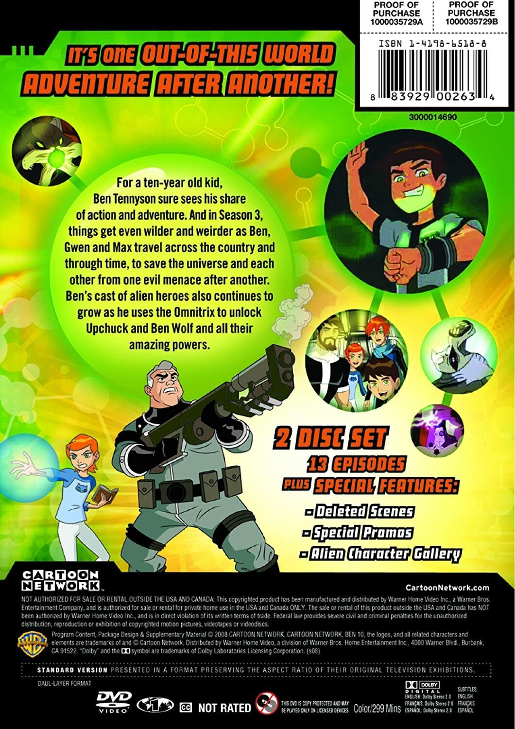 Buy Cartoon Network: Classic Ben 10 - Season 2 DVD