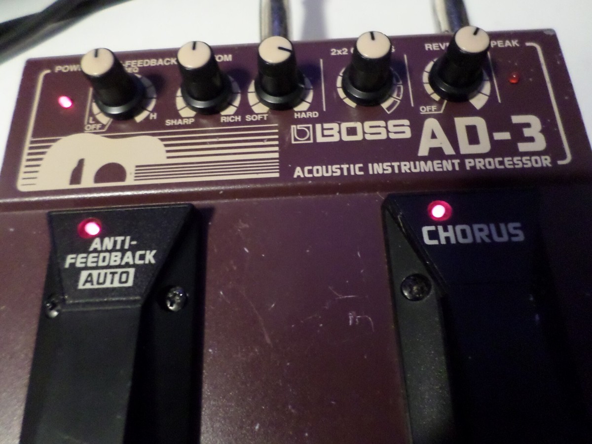 Boss AD-3 Acoustic Instrument Processor effects fx pedal