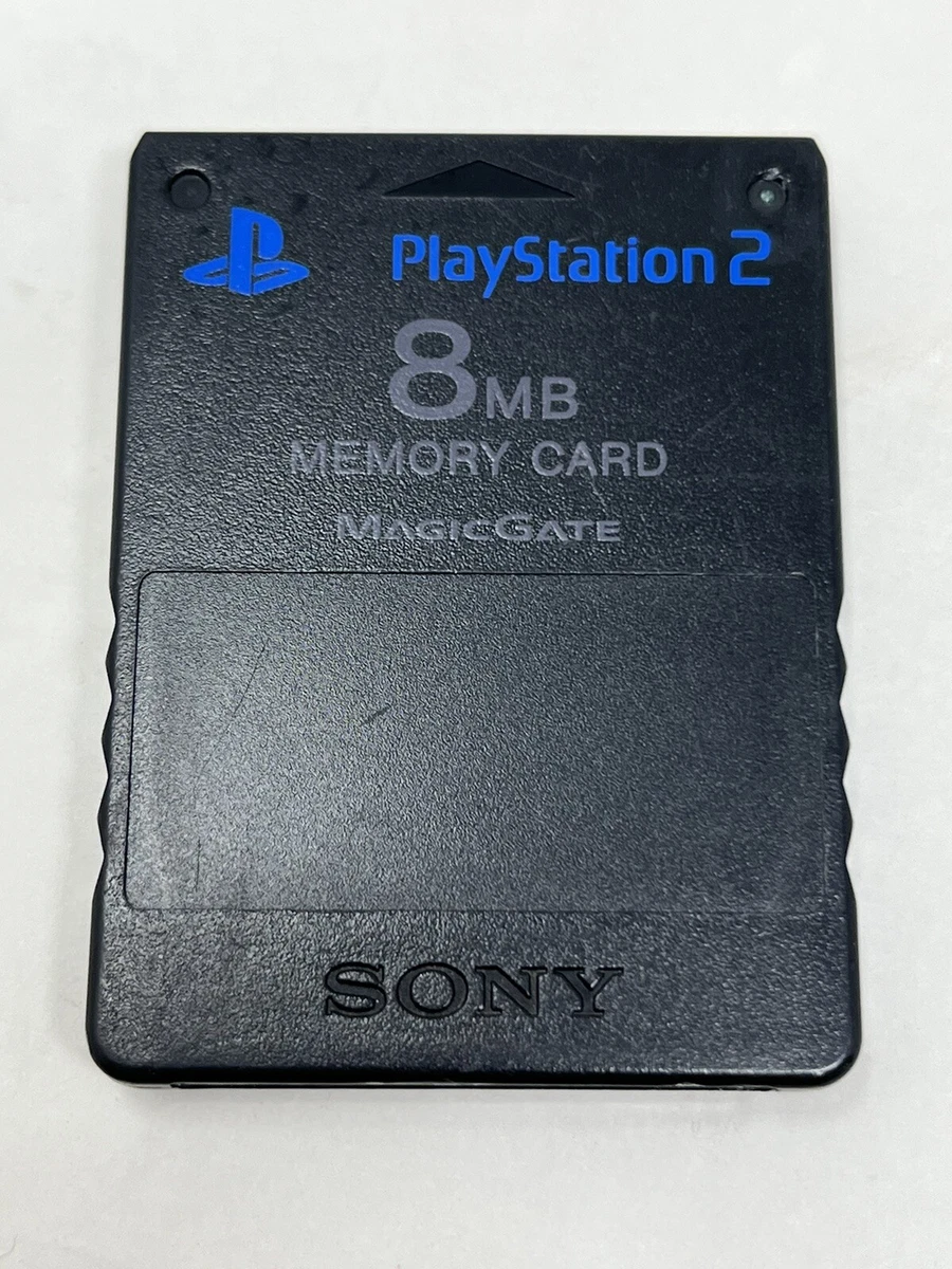 PlayStation 2 Official Sony 8mb Memory card - Black (PlayStation 2)