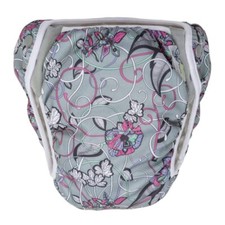 GroVia Swim Diaper Size 1 Fit 10 to 19 Lbs Ophelia Pink Grey Reusable Cloth NEW
