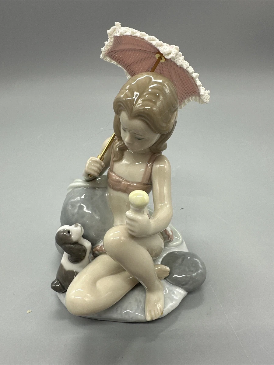 Lladro Girl With Parasol for sale | eBay