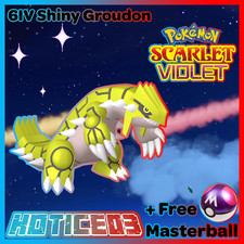 ✨Shiny Groudon 6IV✨ Pokemon Scarlet & Violet 🚀Fast🚀