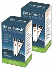 EasyTouch Blood Glucose 100 Test Strips Best Price Exp 01/20/2027