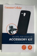 Kit de accesorios LTE Consumer Cellular Alcatel Pop 3 (5,5’’). Nuevo