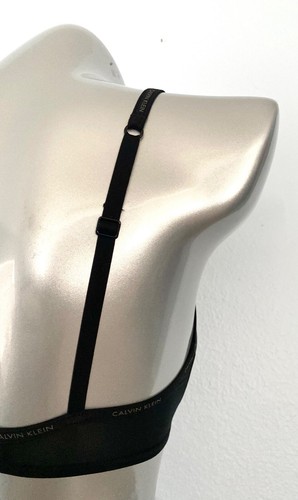 Calvin Klein Nwt Marquisette Sheer Unlined Black Underwire Bra QF1680 - 001 - Picture 4 of 4