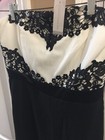 Ladies NY & Company (New) Beautiful Strapless Wide Leg One Piece Black Size 4 — photo 5