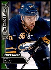 2016-17 Parkhurst Justin Bailey Rookie Buffalo Sabres #346
