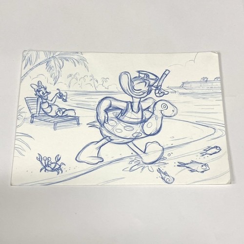 Disney Cruise Line Disney Vacation Club Limited Postcard Donald Duck Disneyland