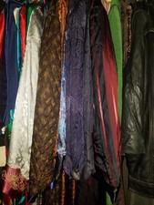 -LOT of 8- 1940's 1950's Mens Vintage Antique Robe Lot Smoking Jacket Silk Satin