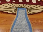 Tibetan Mushroom Rug Shape Handmade Kids Boho Rug Aesthetic Rug 4x4 Ft — photo 5