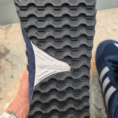 Adidas ZX 700 Mens Navy Grey Suede Mesh Running Shoes S79182 Size