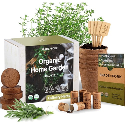#ad #ad Indoor Herb Garden Kit Organic Seed Set with Pots amp; Soil $90.99