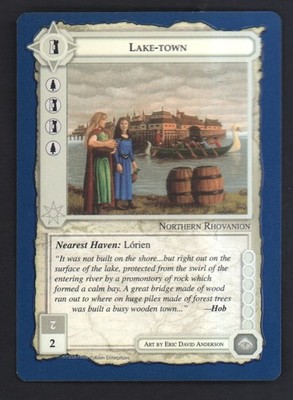 1997 Lord Of The Rings MECCG - Lake-Town - LP Unlimited Blue Border