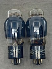 Matched GE 6L6G Power Tubes Black Glass D Getters 1959 Tests Strong Amplitrex